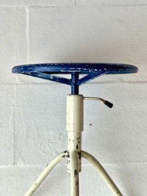 Vintage Industriële Kruk, Jaren 1970 photo for sale