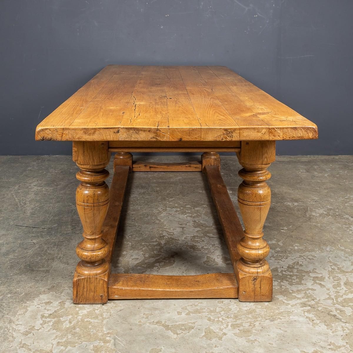 Antique 20th Century Spanish Oak Refectory Table C.1900 photo 3478.0