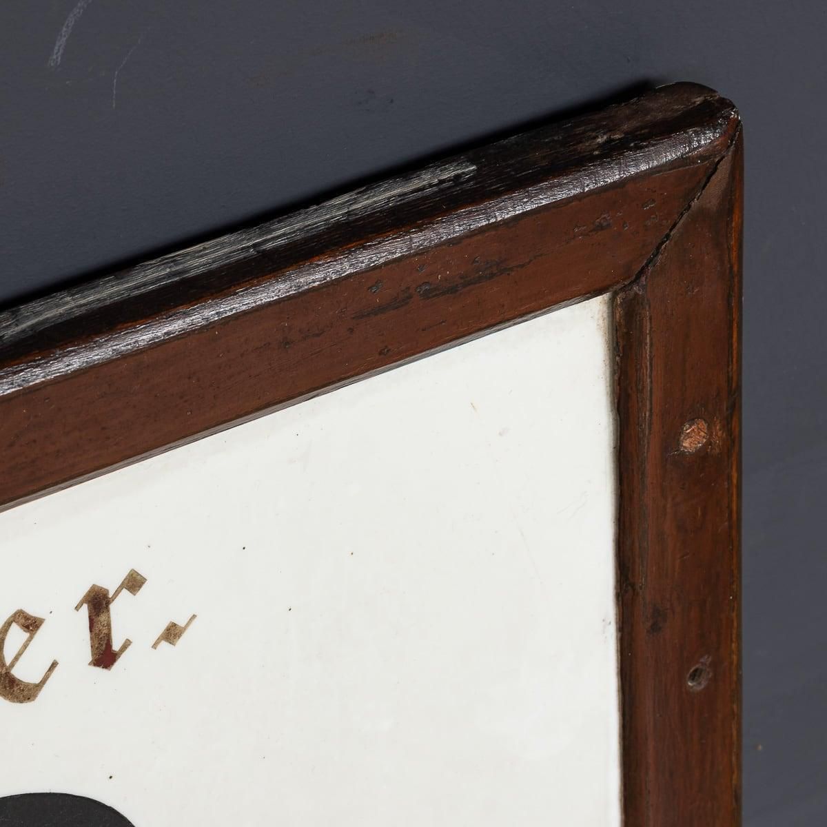 Antique 20thc Framed Enamelled Metal London Street Sign For Strand, Wc2 C.1917 photo buy