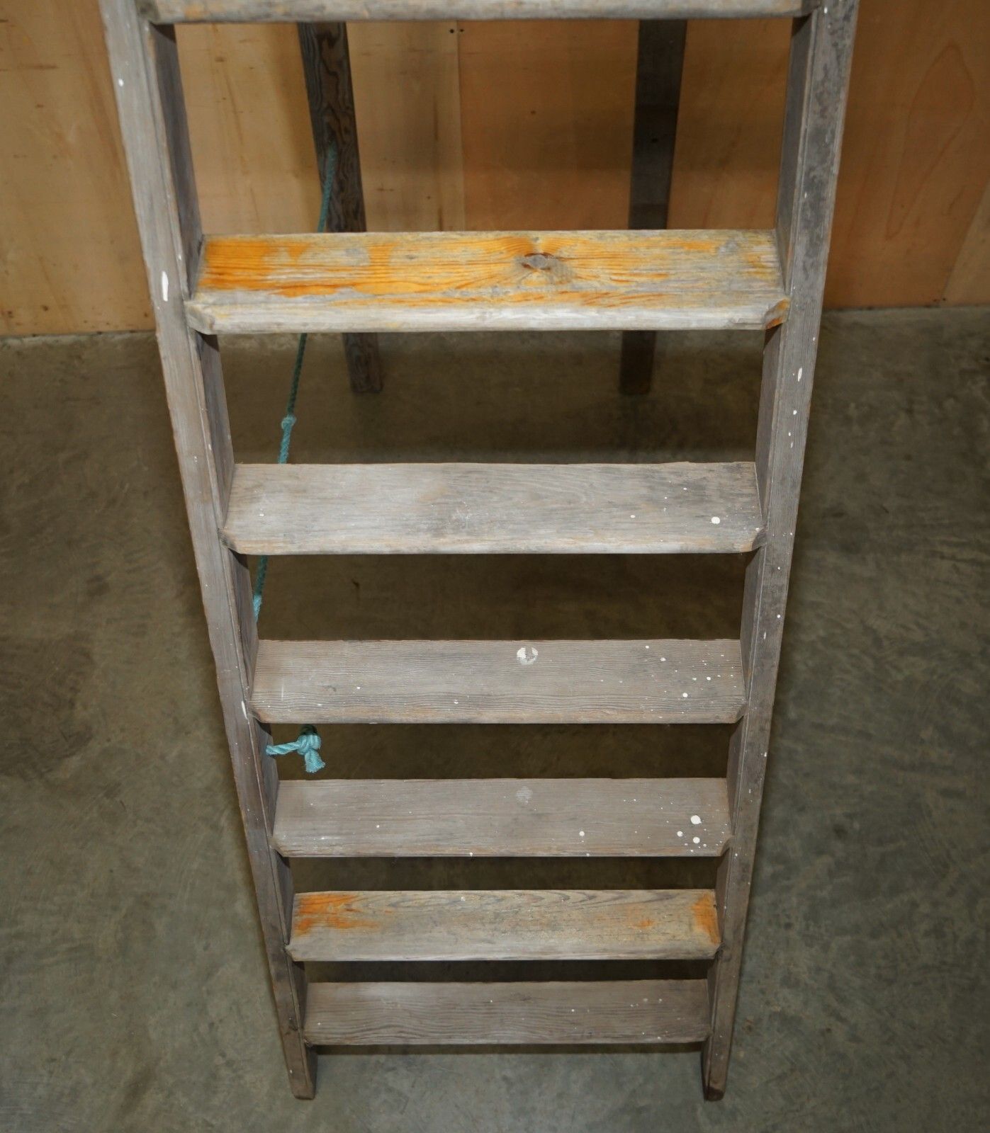 Furniture Huge 3+ Meter Tall Er Stamped For The Crown Estate Fruit Pickers Painters Ladder photo