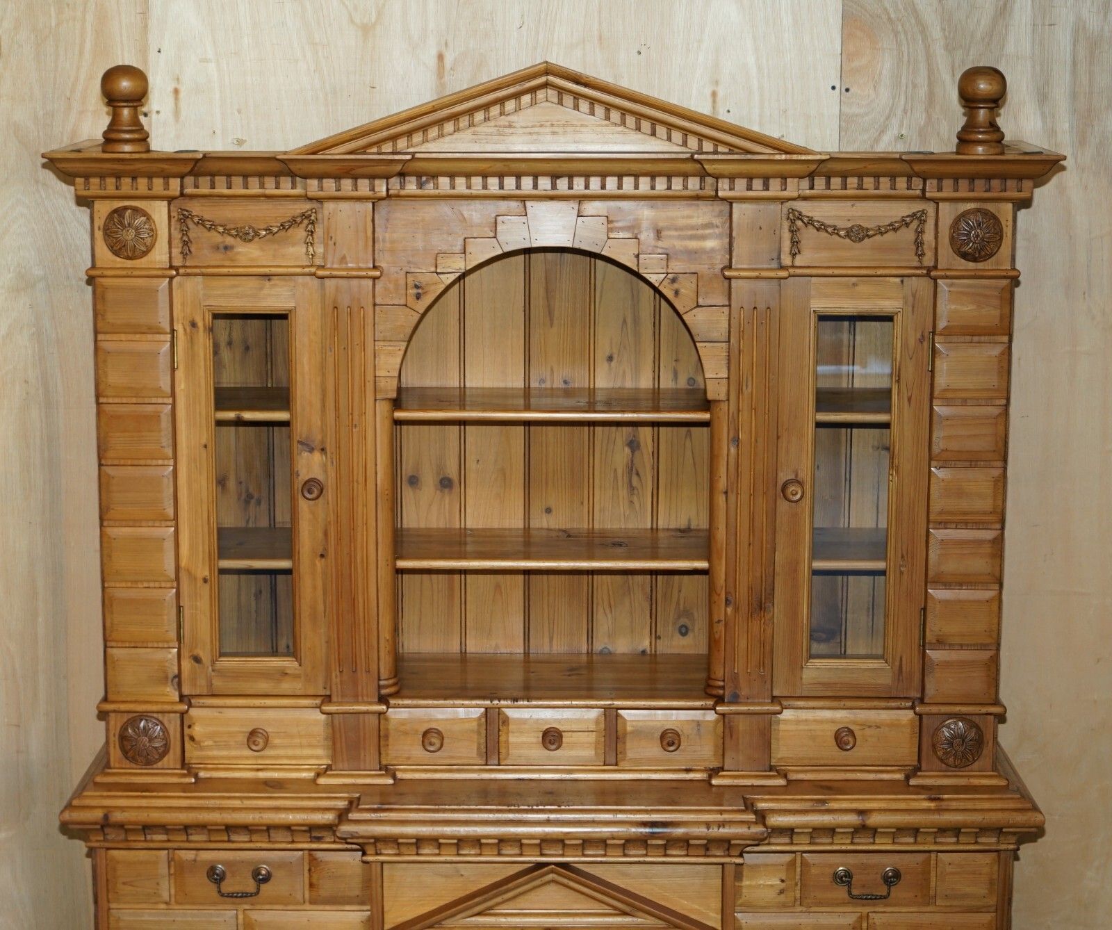 Museum Quality Editors Choice Award Architectural Vintage Pine Welsh Dresser photo furniture