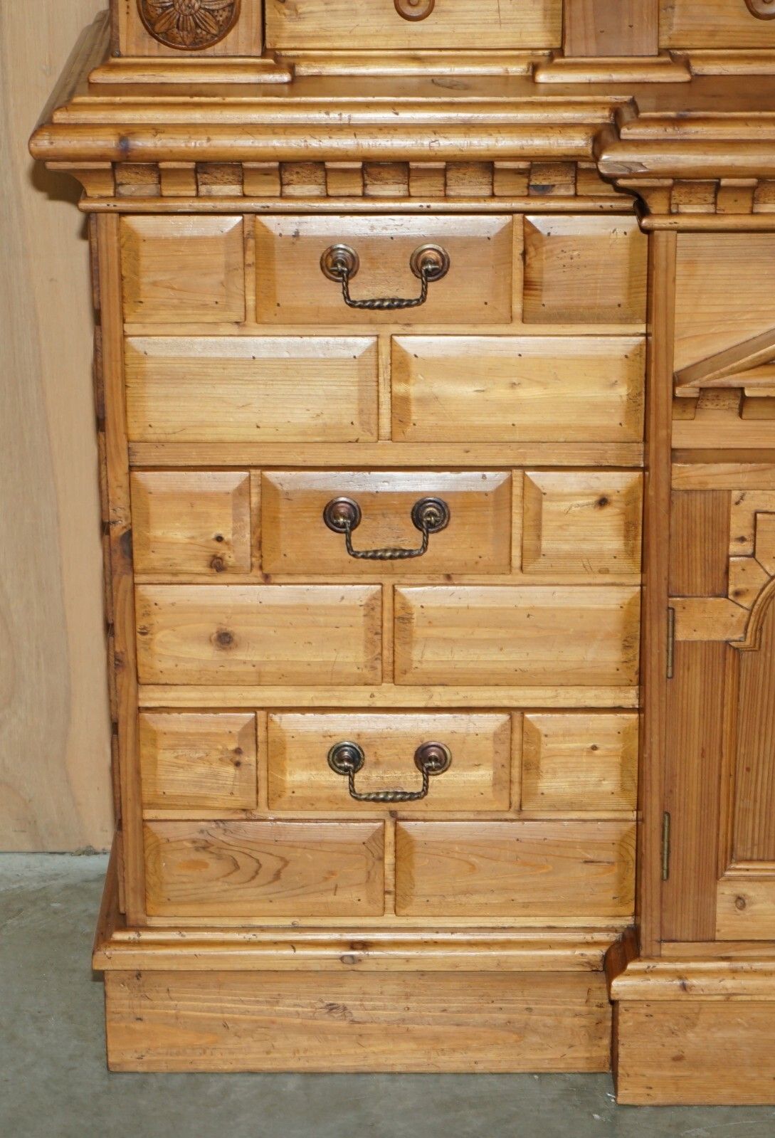 photo buy Museum Quality Editors Choice Award Architectural Vintage Pine Welsh Dresser