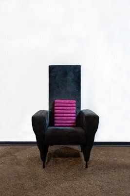 Flessuosa Chair By Ugo La Pietra For Busnelli, 1980s
