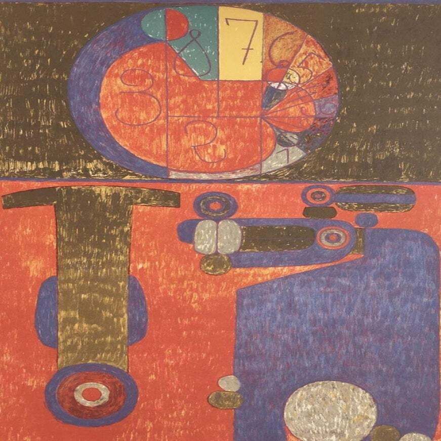 1970s Pierre Courtin Imbécile Heureux Lithograph photo furniture