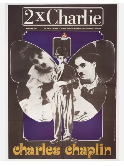 Charlie Chaplin Collection 4 X Large Movie Posters, Original Vintage 1970s photo 740.0