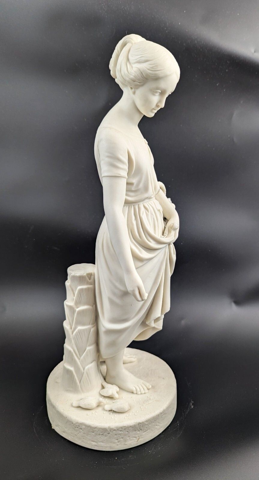 Copeland Parian Porcelain Figurine Of Virginia, C. 1848 photo vinterior