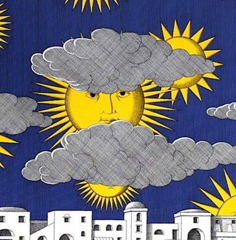 1993 Piero Fornasetti (After), Sole Di Capri Screenprint Poster photo furniture