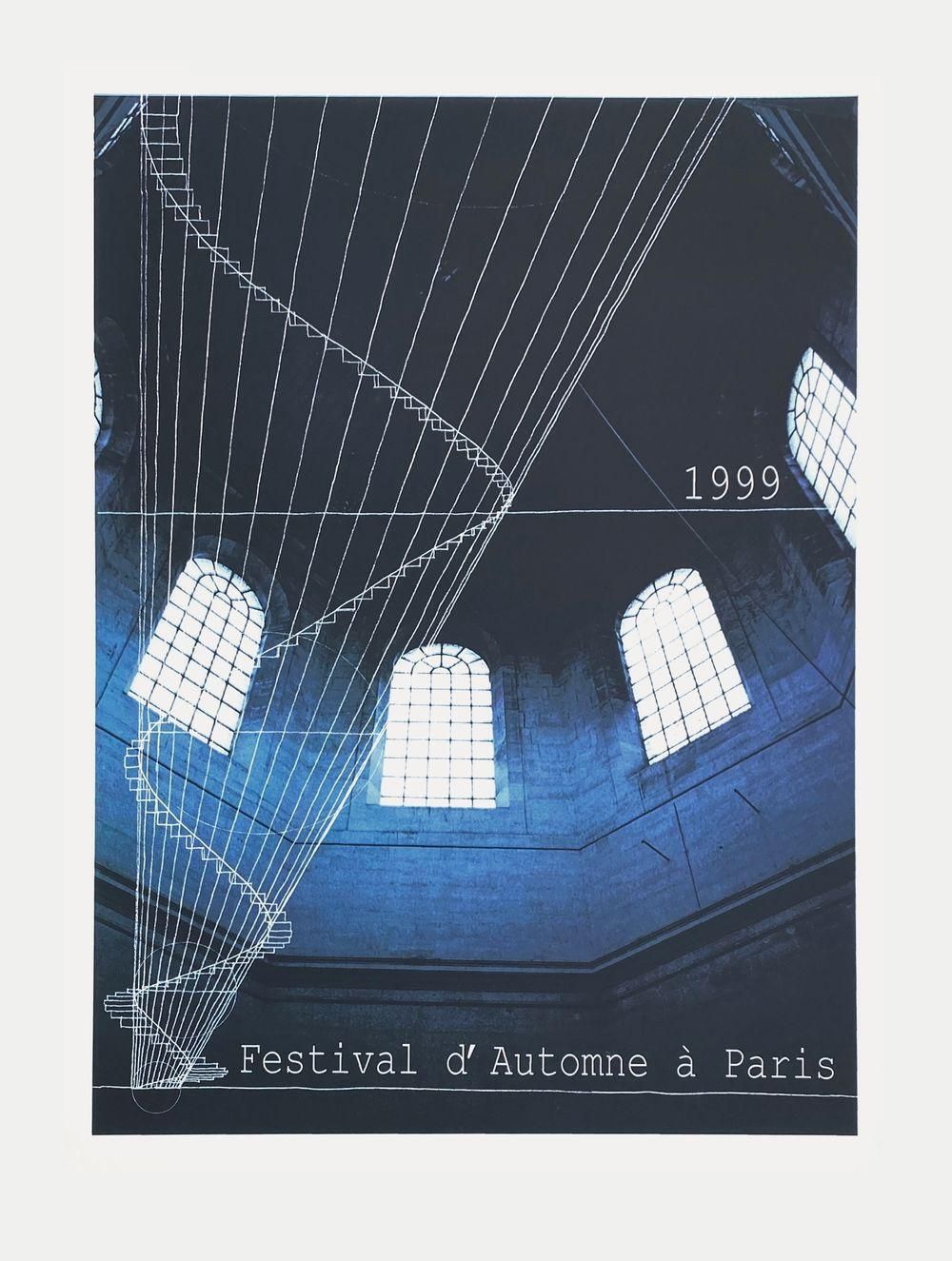 1999 Martin Puryear Festival D'automne Poster photo furniture