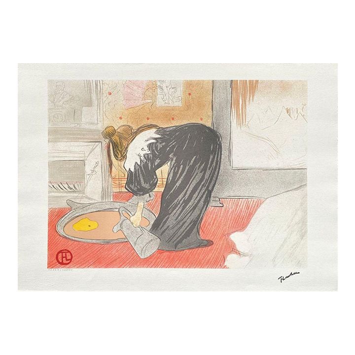 1995 Toulouse Lautrec (After) Elles, Femme Au Tub Lithograph
