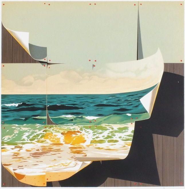 1980s Jean Pierre Henaut, The Birth Of Venus, Lithograph photo furniture