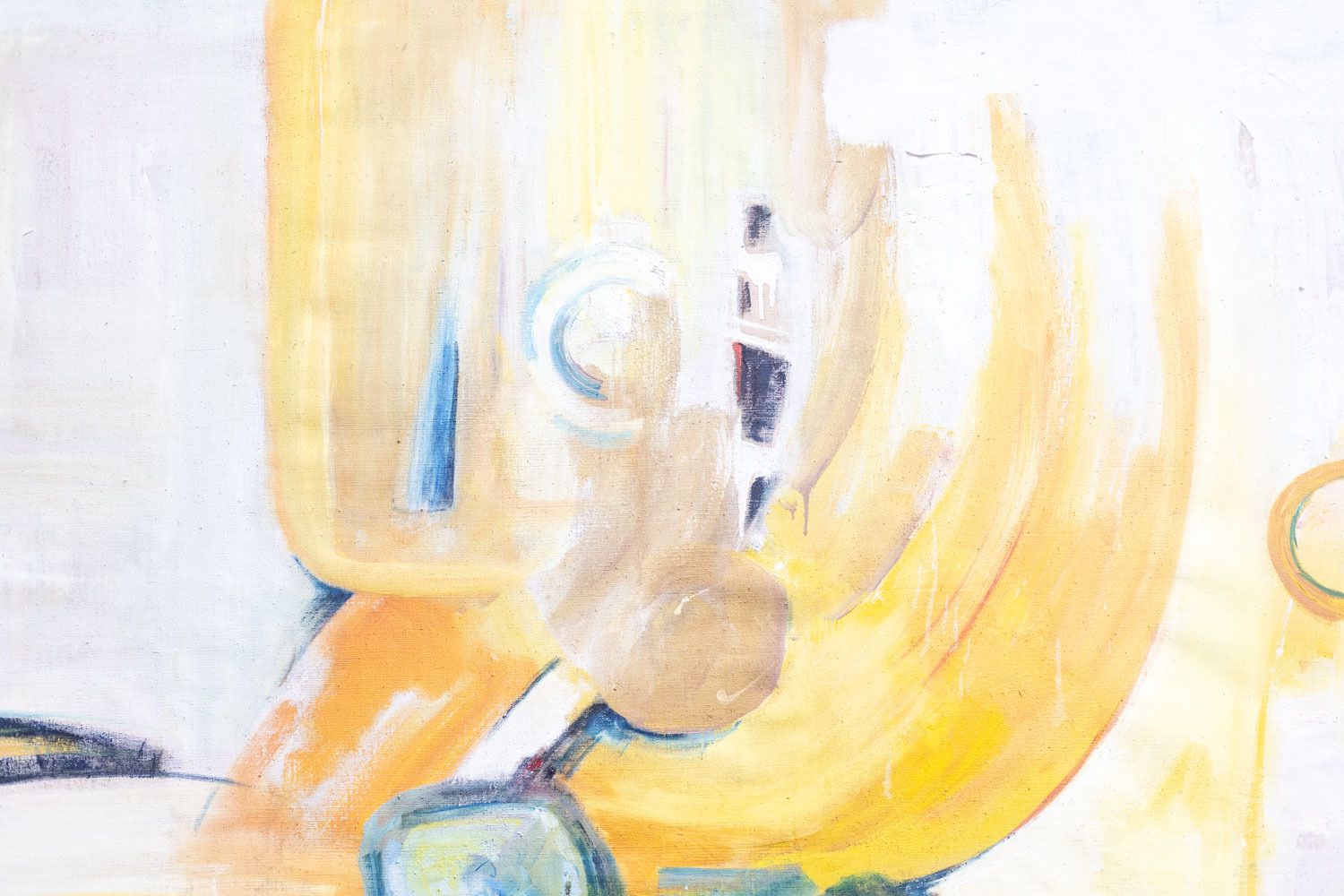 André Klumb For Maison Jansen. Oil On Canvas. 1970s. photo Art