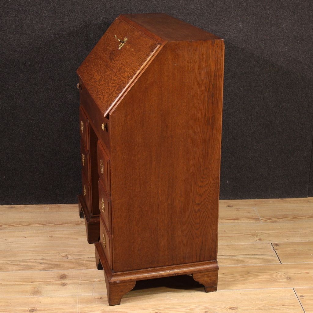 20th Century Dutch Oak Bureau photo furniture