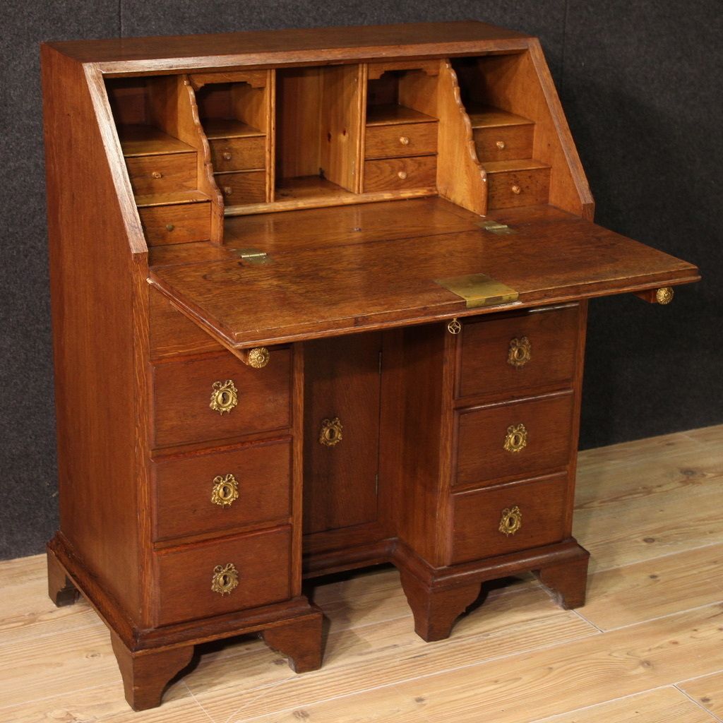 photo for sale 20th Century Dutch Oak Bureau