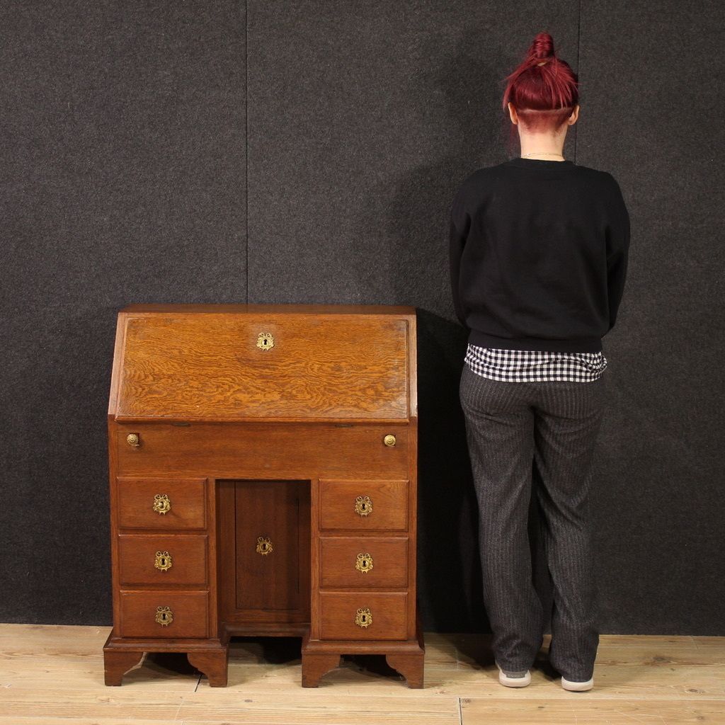 2200.0 20th Century Dutch Oak Bureau photo