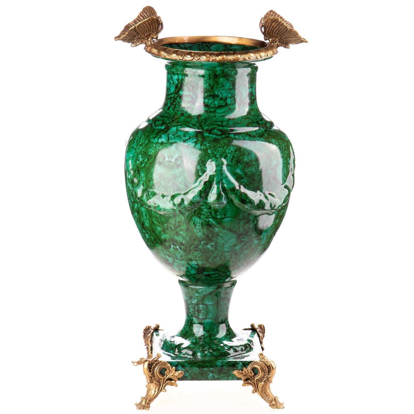 Porcelain And Bronze Vase With Butterflies – A Symbol Of Elegance And Transformation photo furniture