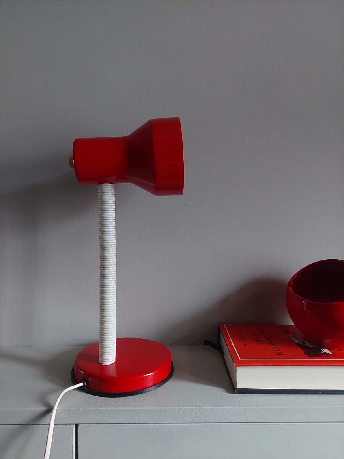 photo for sale Mid Century Veneta Lumi Gooseneck Desk Lamp Postmodern Adjustable Light 80s
