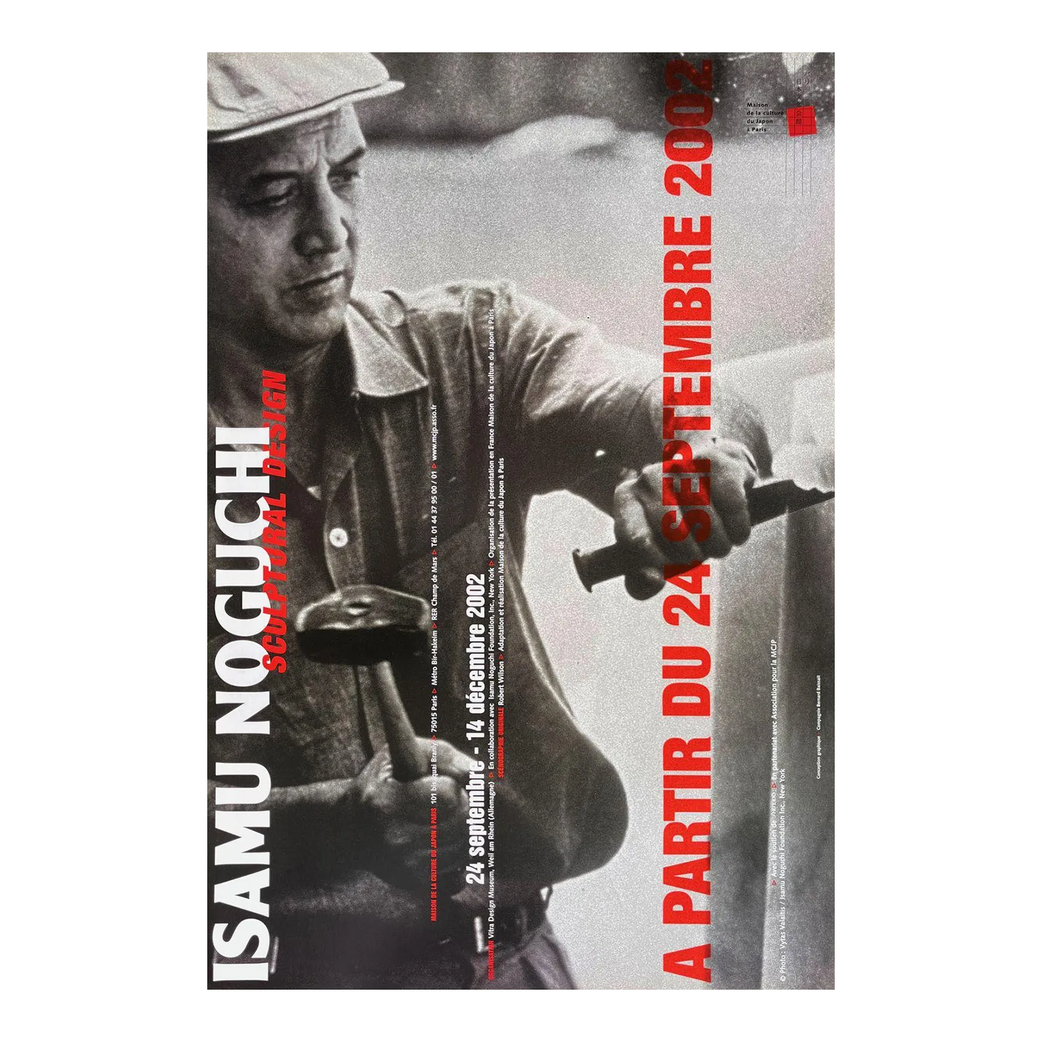 2002 Isamu Noguchi Maison De La Culture Du Japon Poster photo furniture