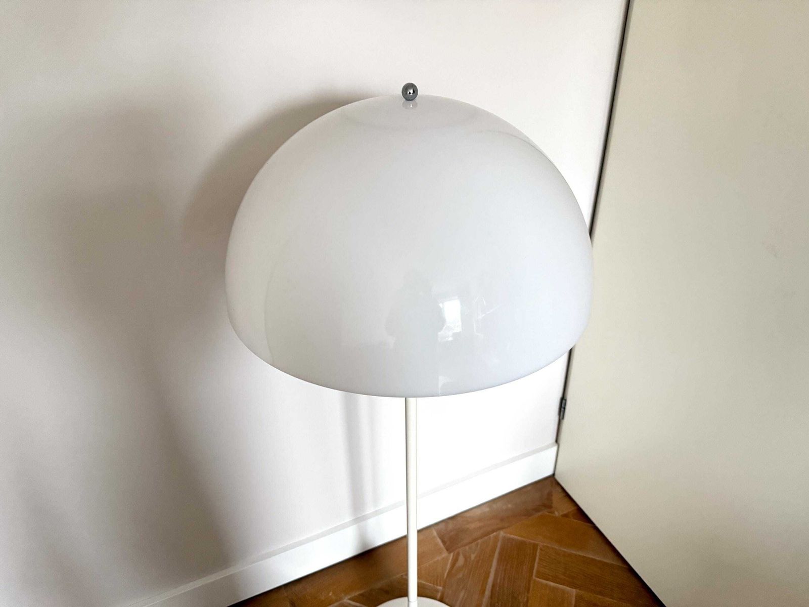 Vintage Authentic Panthella Floor Lamp By Verner Panton For Louis Poulsen, Denmark, 1970s photo Lighting