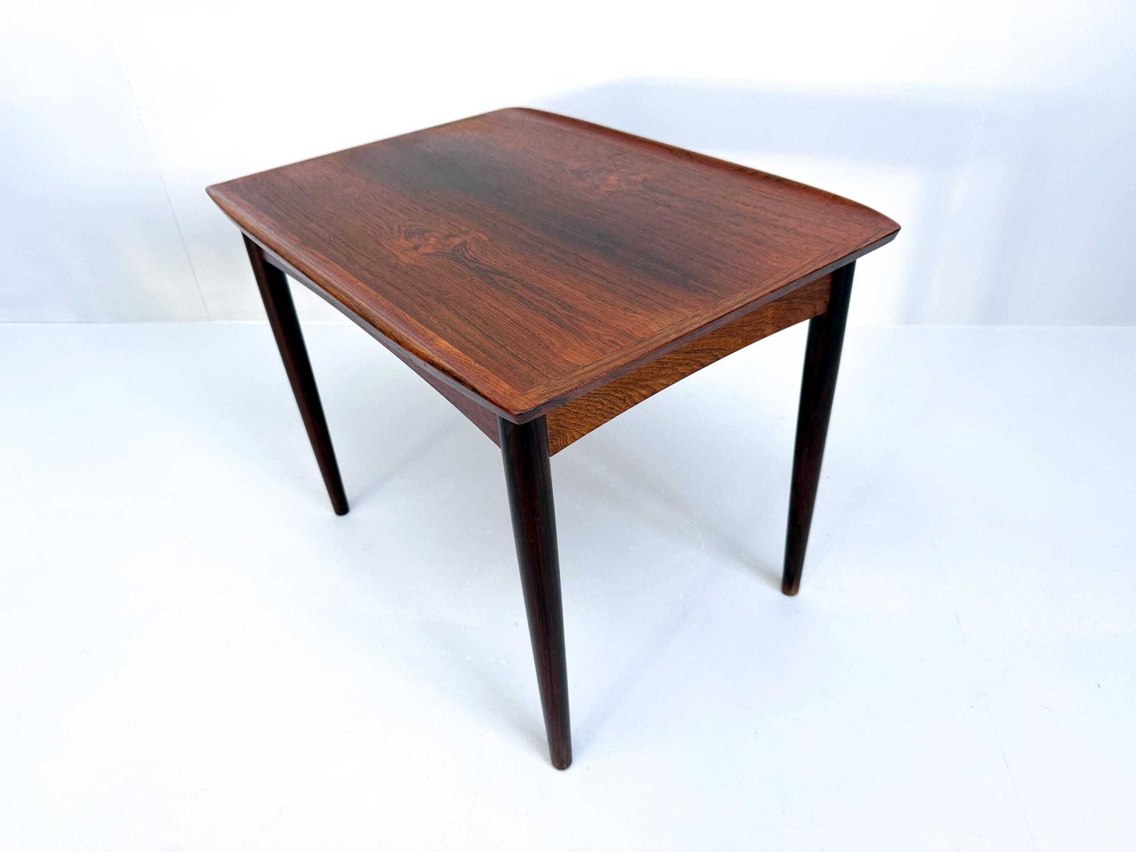 Vintage Mid Century Rosewood Side Table, Aakjaer Jorgensen For Møbelintarsia, Denmark photo vintage