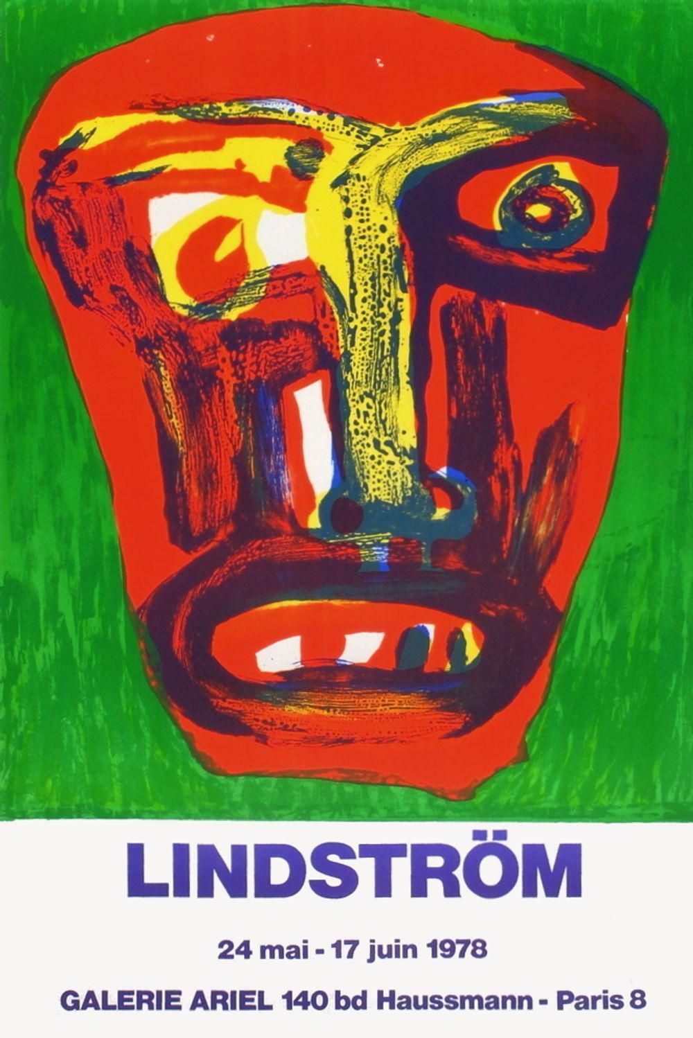 1978 Bengt Lindstrom Galerie Ariel Poster photo for sale