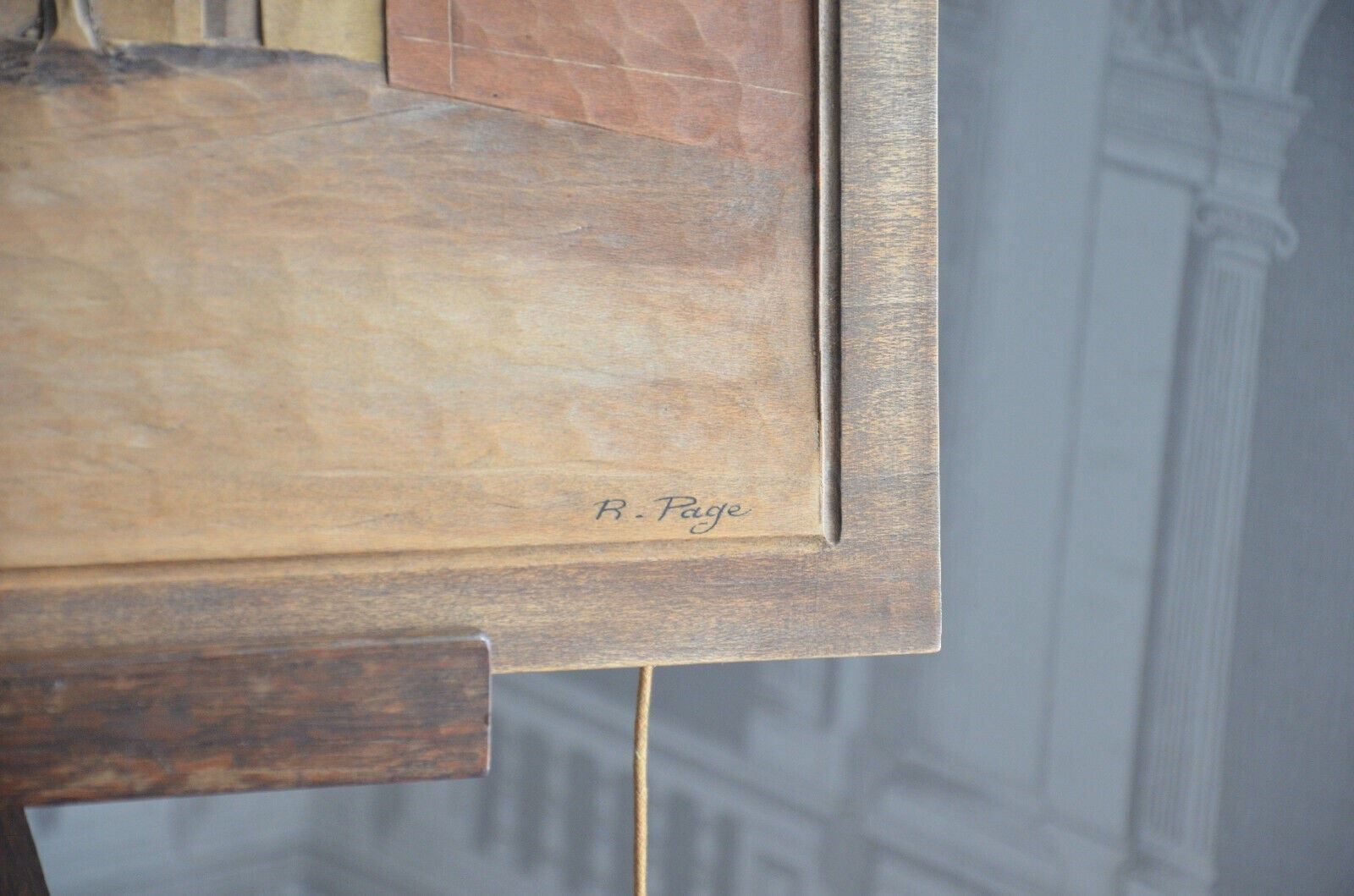 Mid Century Carved 'Bas Relief' Of A Pelota Game From The Spanish Basque Country photo for sale