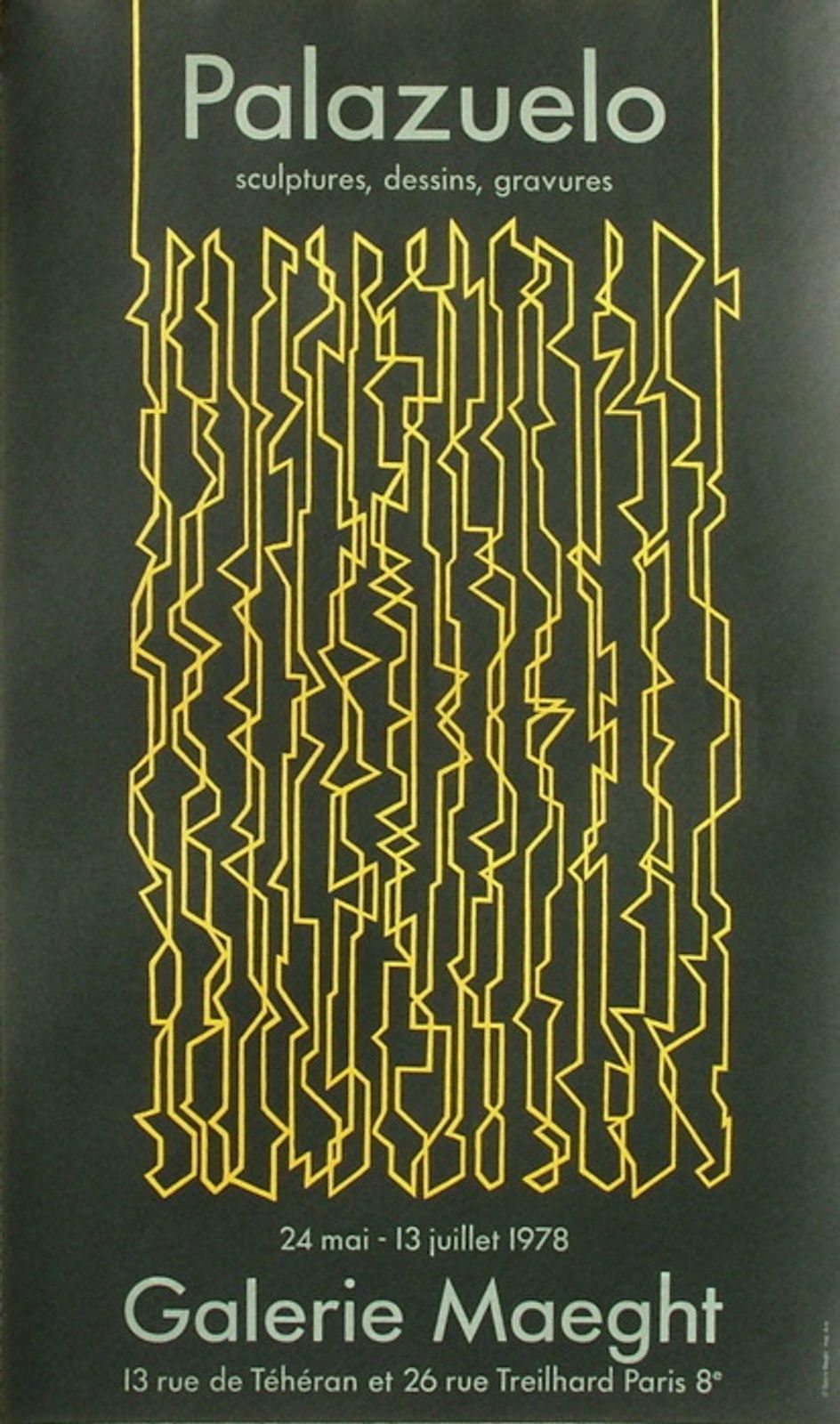 1978 Pablo Palazuelo Maeght Gallery Lithograph Poster