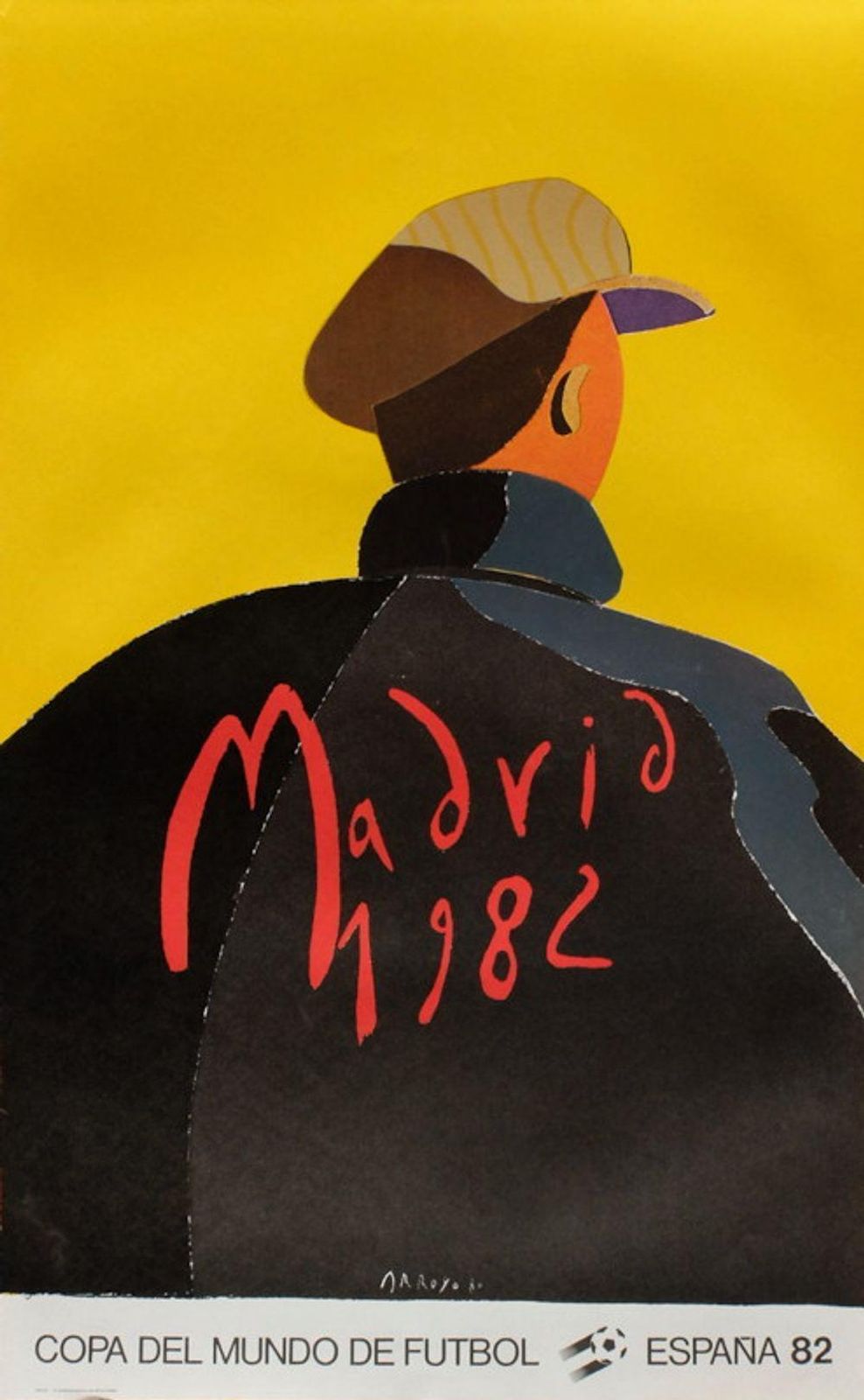 1982 Eduardo Arroyo Madrid Lithograph Poster