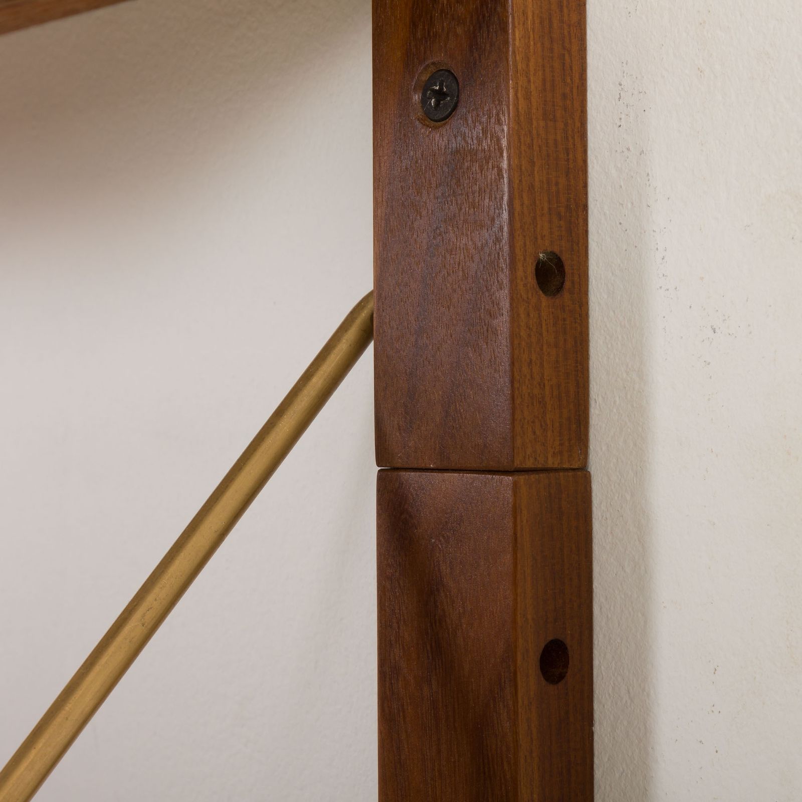 photo furniture Set Of 6 Mid Century Modern Renovated Teak Shelves In The Style Of P. Cadovius, P. Sorensen