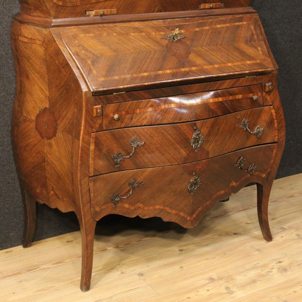 Furniture Genoese Trumeau Inlaid In Kingwood photo