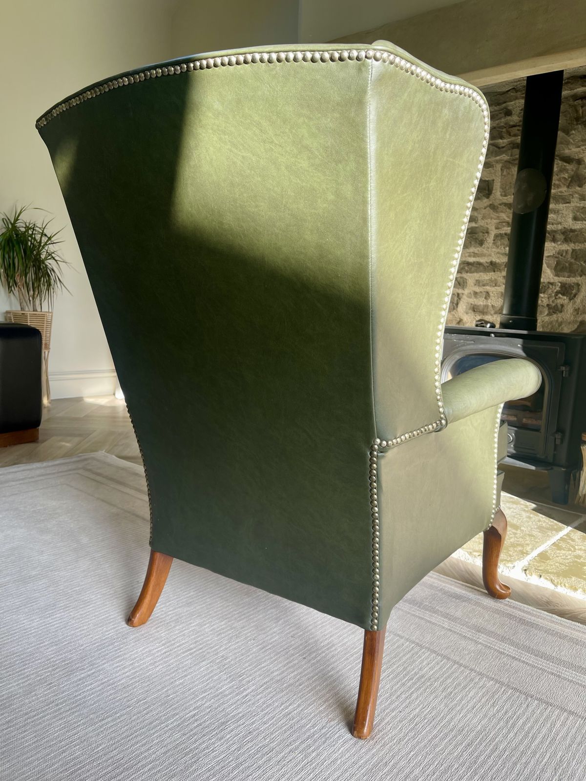 Parker Knoll Armchair Green Leather *Reduced* photo 299.0