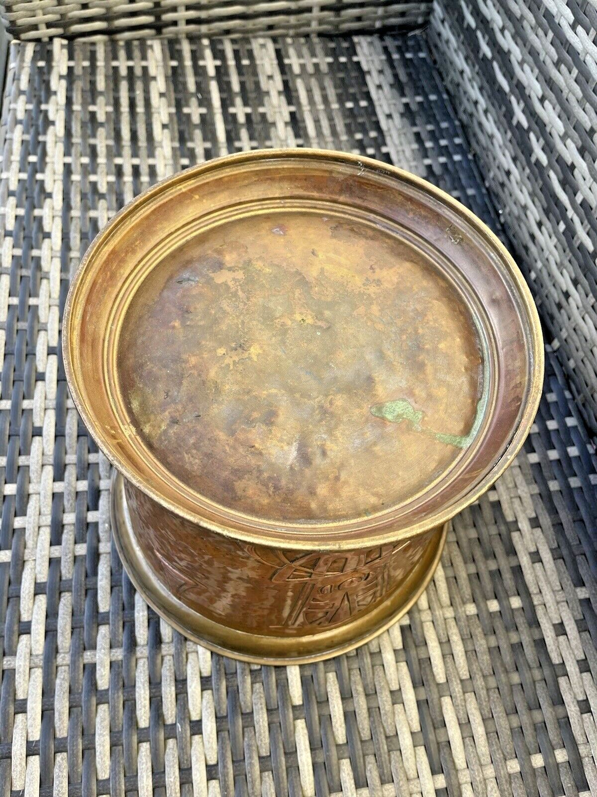 photo buy Antique German Jugendstil Carl Deffner Copper Champagne Ice Bucket Jardiniere