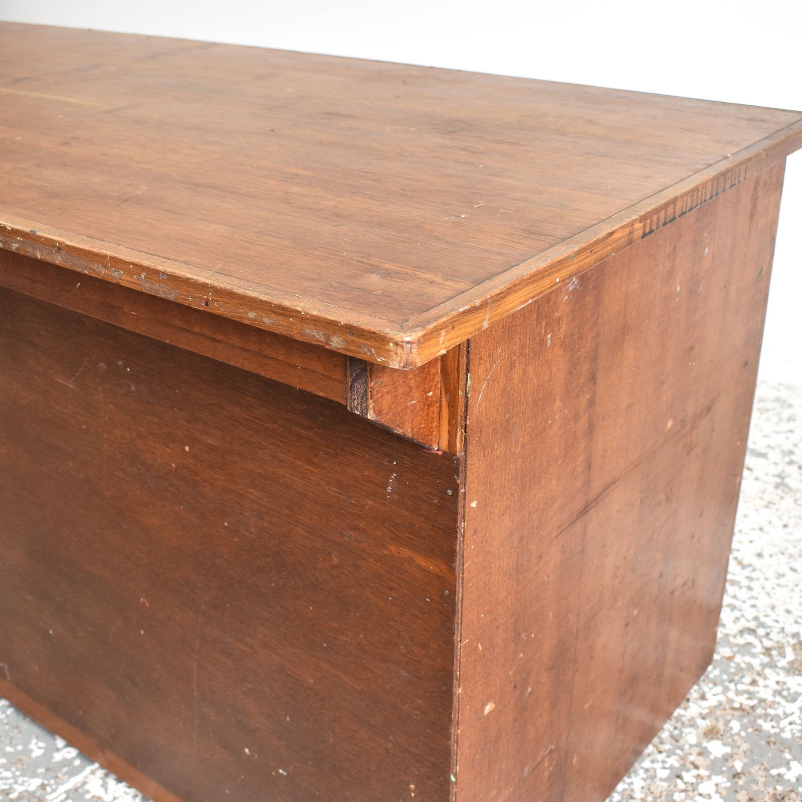 Wooden Pigeon Hole Storage Unit photo vintage