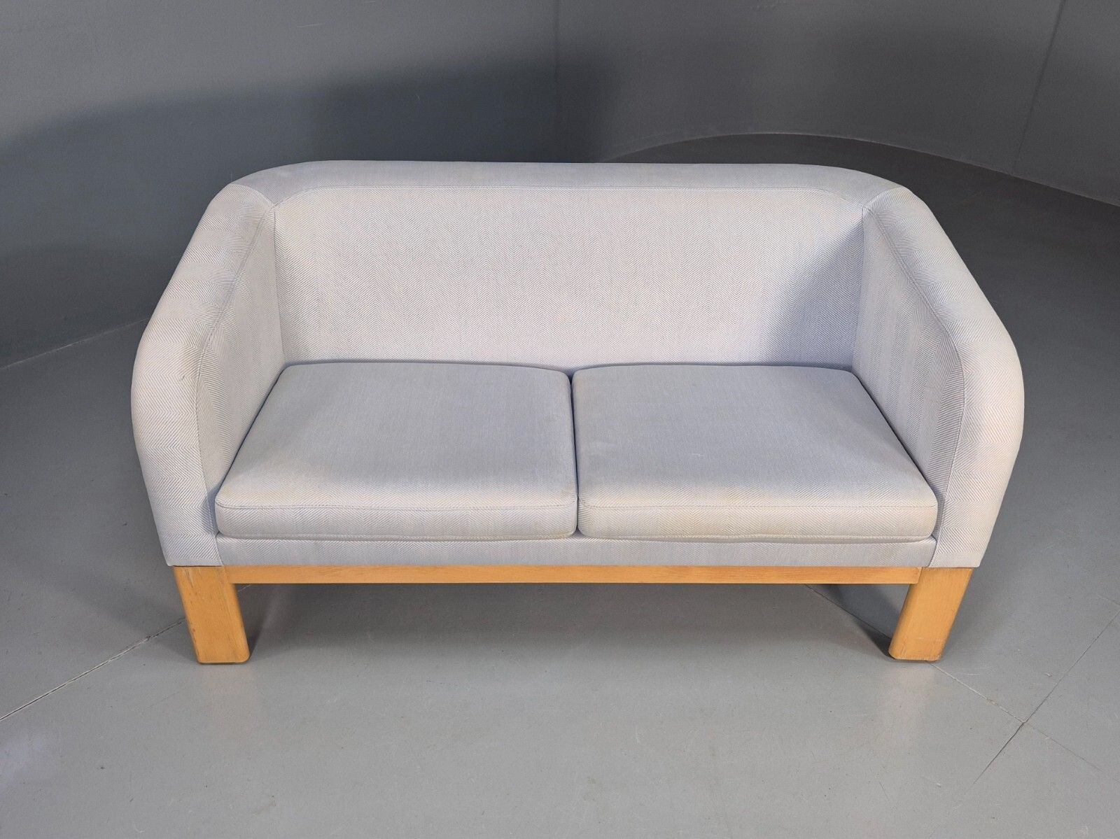 Vintage Swedish 2 Seat Sofa Blue Wool Mid Century Retro 1970s Eb7669 M2ss photo Furniture