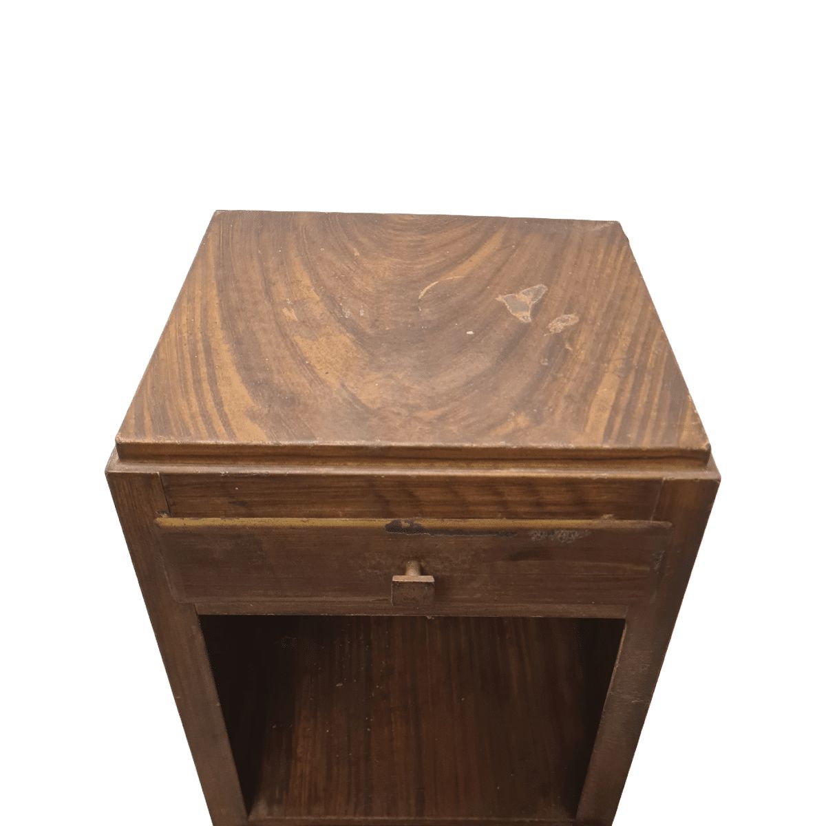 French Faux Bois Metal Cabinet, Early 1900s photo furniture