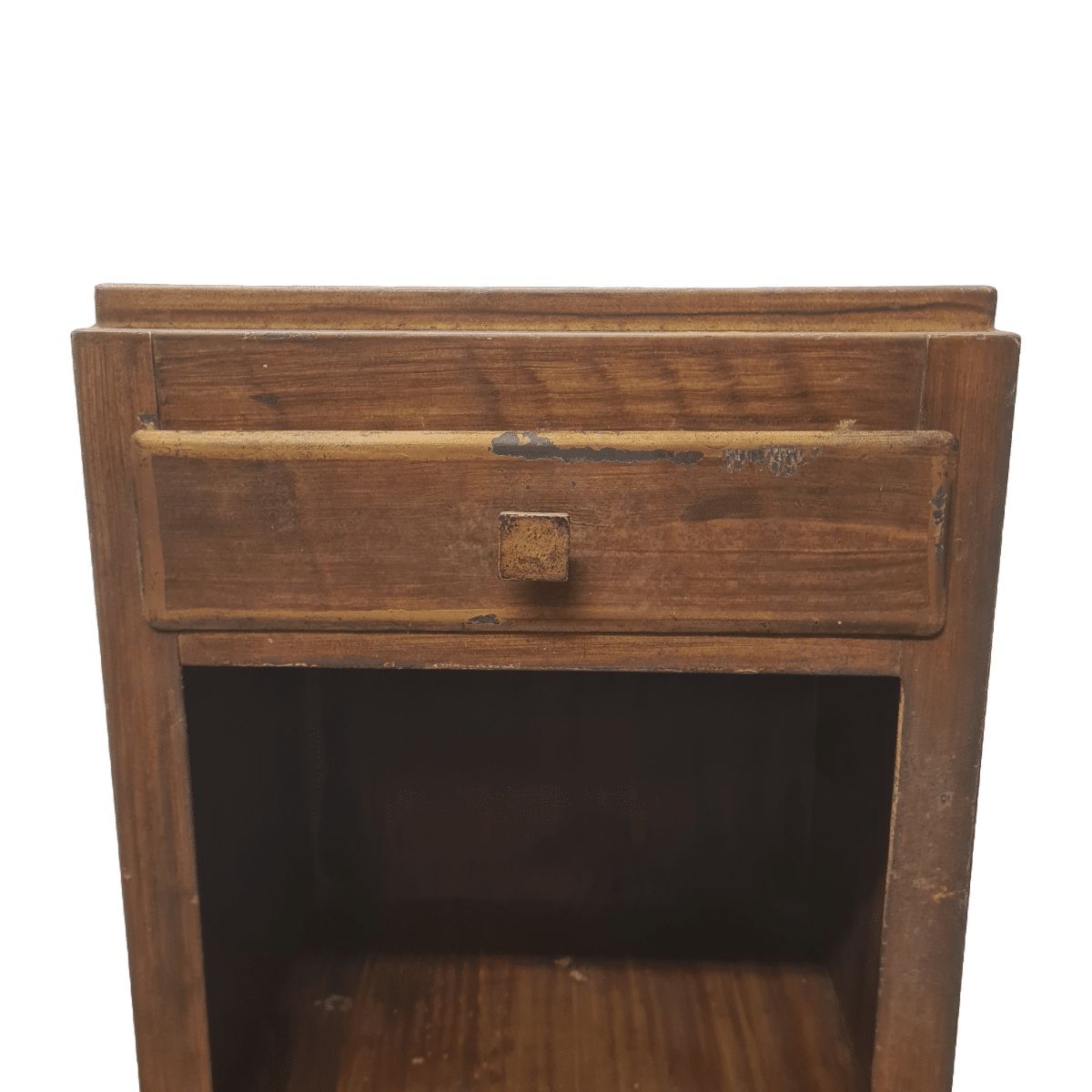 French Faux Bois Metal Cabinet, Early 1900s photo for sale