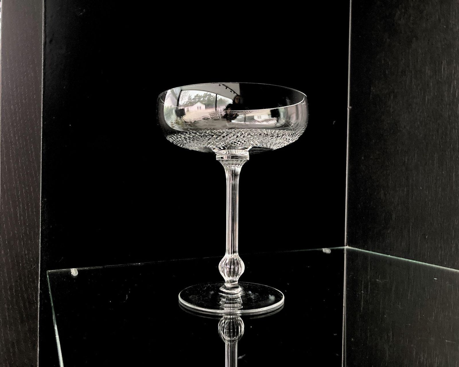 Crystal Glassware Wilhelmina | 18pcs Set | Fine Cuttings | Theresienthal photo Home Decor