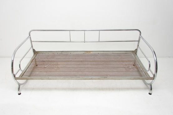 Chrome Bauhaus Sofa, 1930s, Attribute To Hynek Gottwald, Bohemia photo Furniture