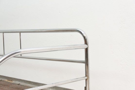 photo for sale Chrome Bauhaus Sofa, 1930s, Attribute To Hynek Gottwald, Bohemia