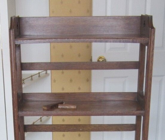 Art & Craft Movement Oak Bookshelves And Magazine Rack photo furniture