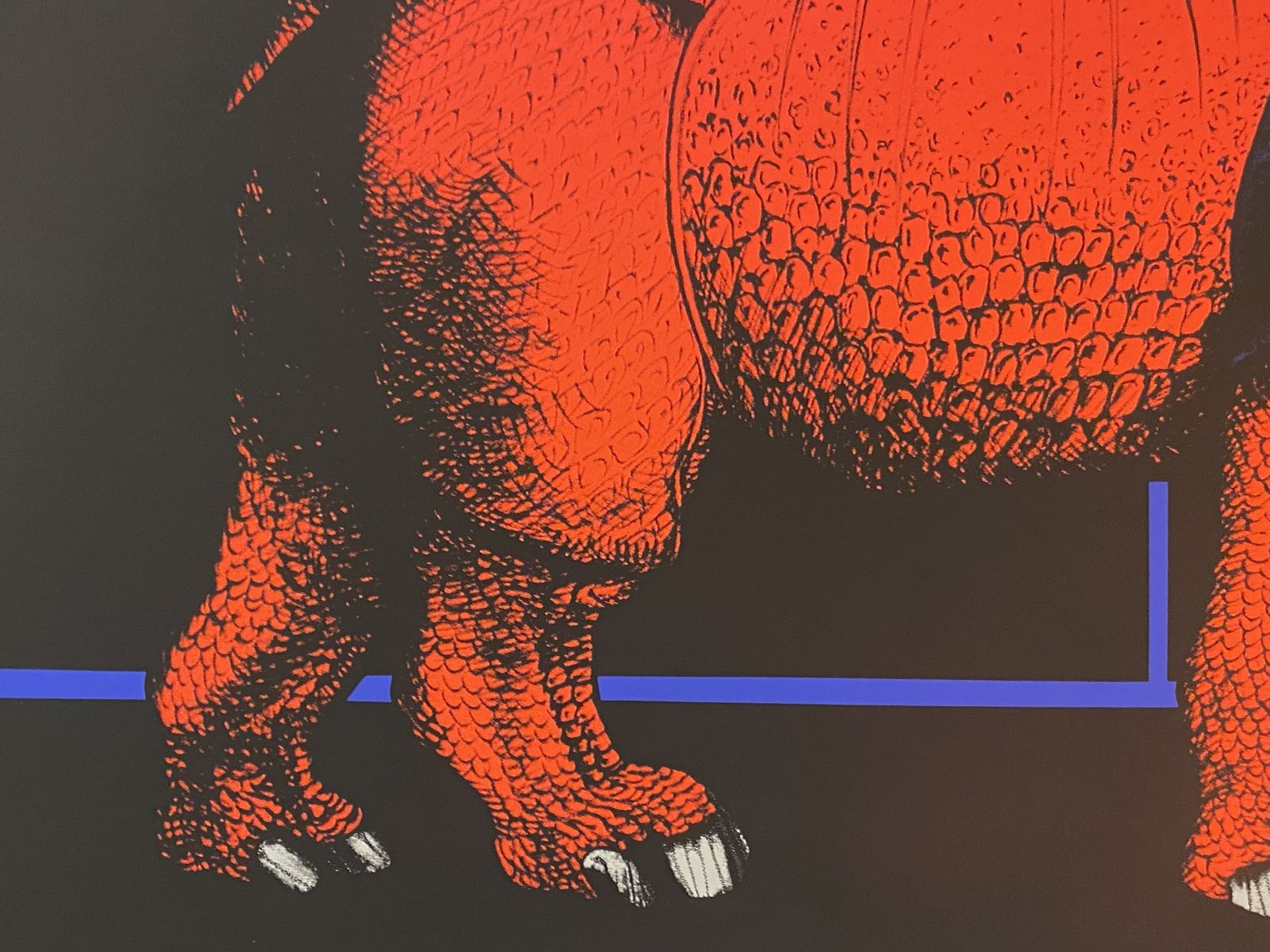 photo for sale René Gruau, C.A. 1990s   Untitled (The Rhinoceros)   Original Screen Printing