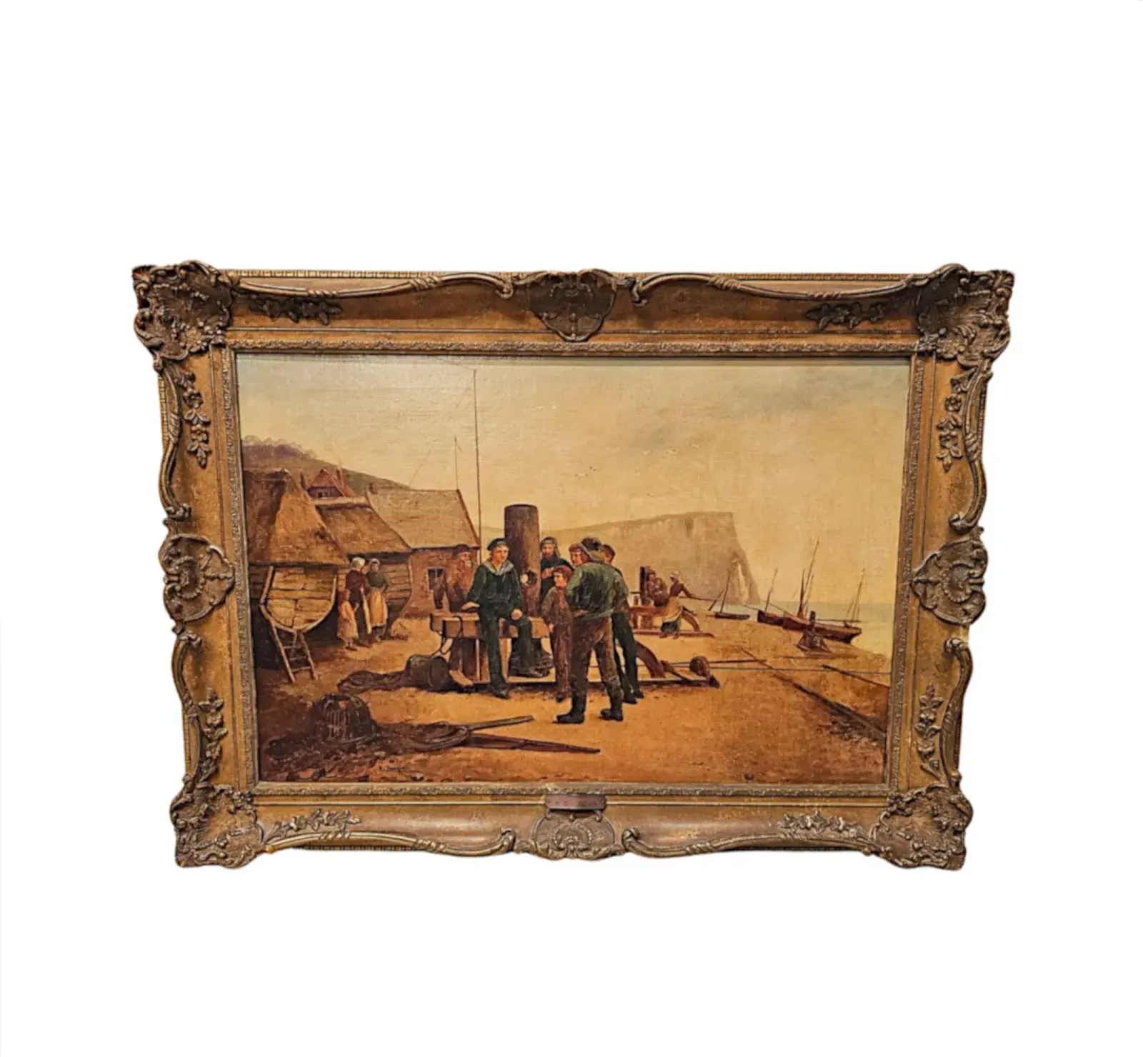 A Gorgeous 19th Century Oil On Canvas Painting By Rose Douglas