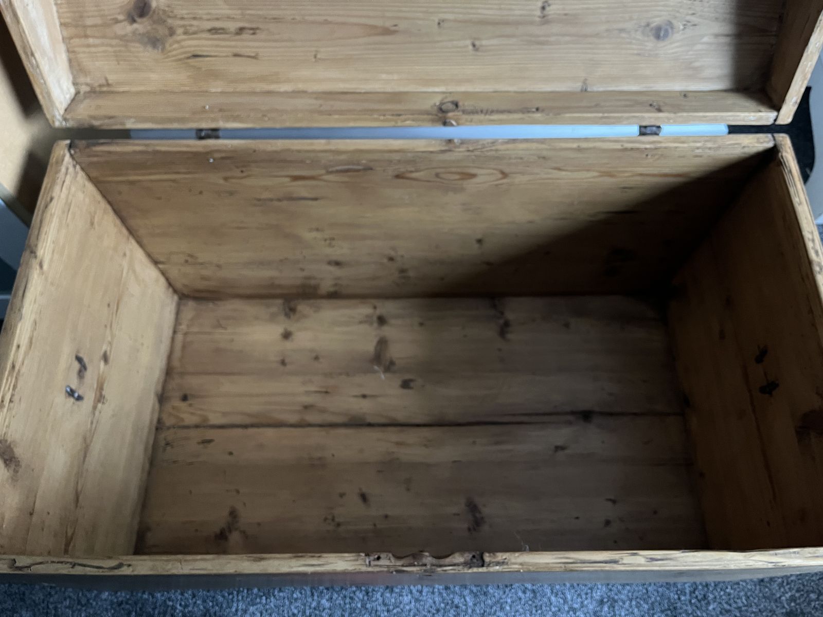Antique Pine Domed Chest photo furniture