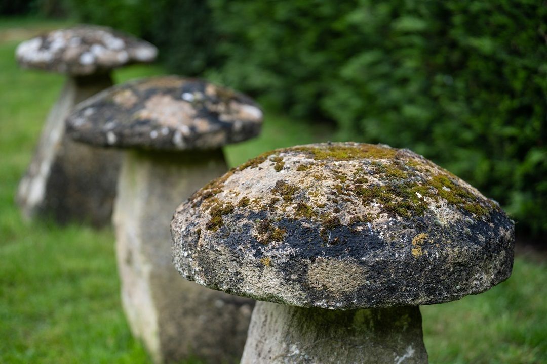 3900.0 Set Of Four Antique Staddle Stones photo