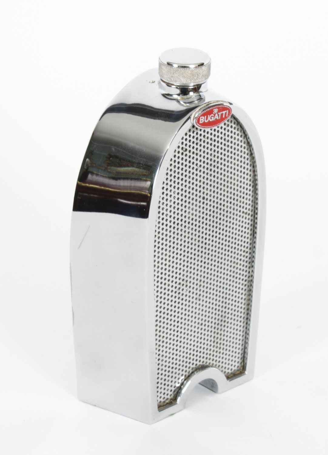 Vintage Bugatti Chromium Radiator Decanter Late 20th Century photo furniture