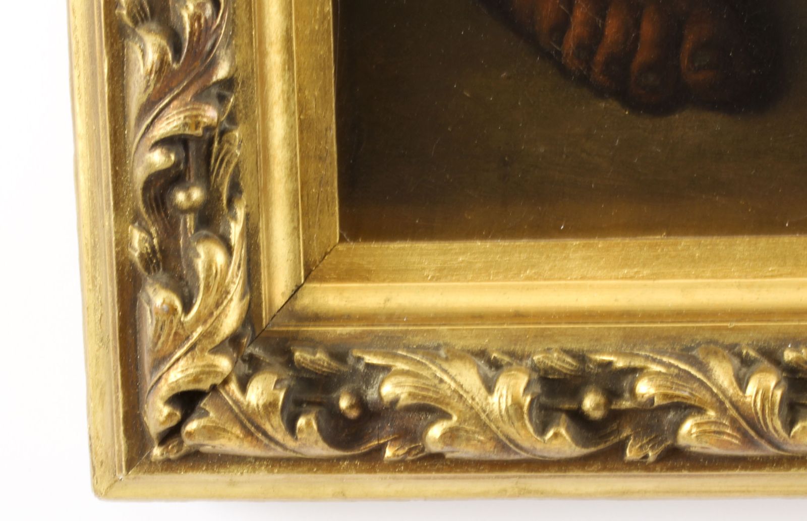 photo for sale Antique Oil Painting Grape And Melon Eaters After Bartolome' Murillo  18th C