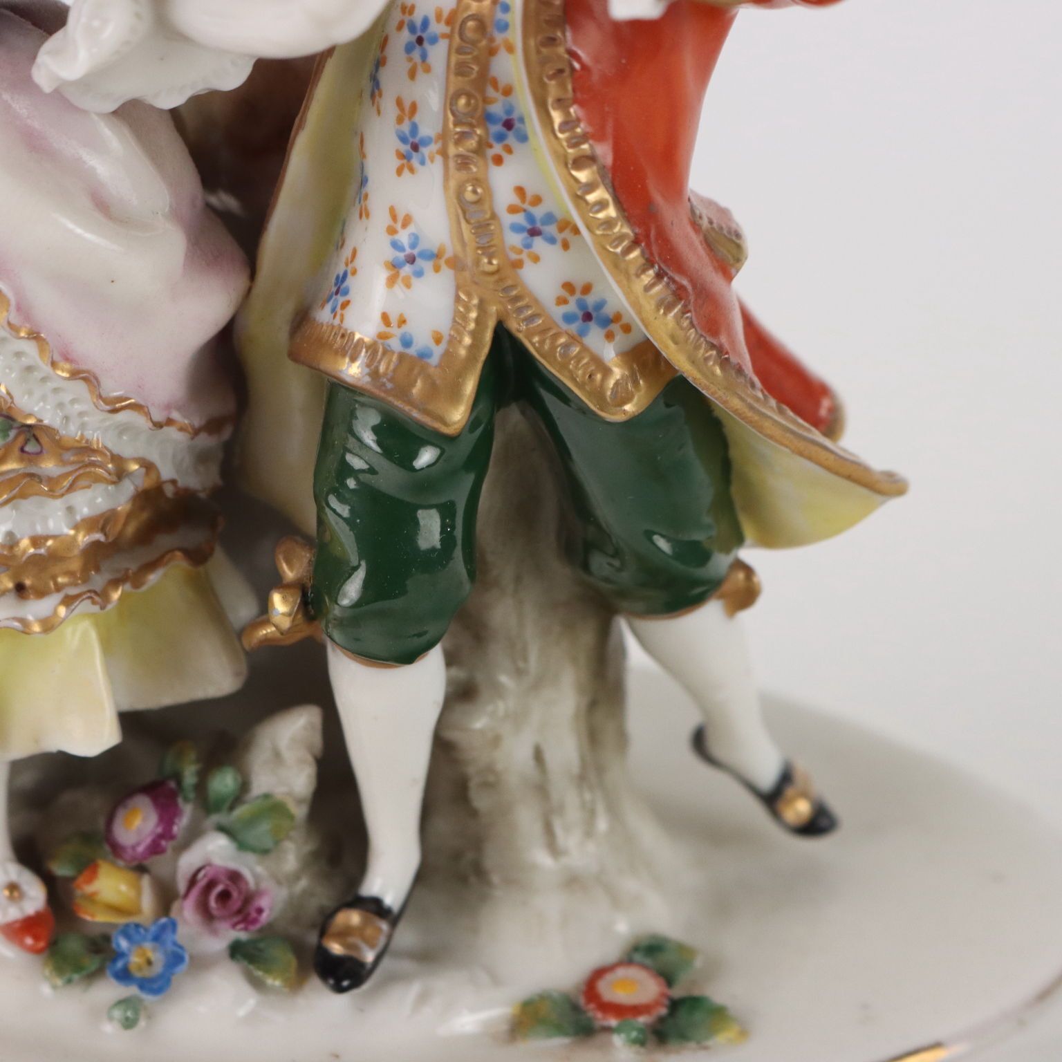 Antique Abat Jour Rudolstadt Porcelain Germany XX Century photo vinterior