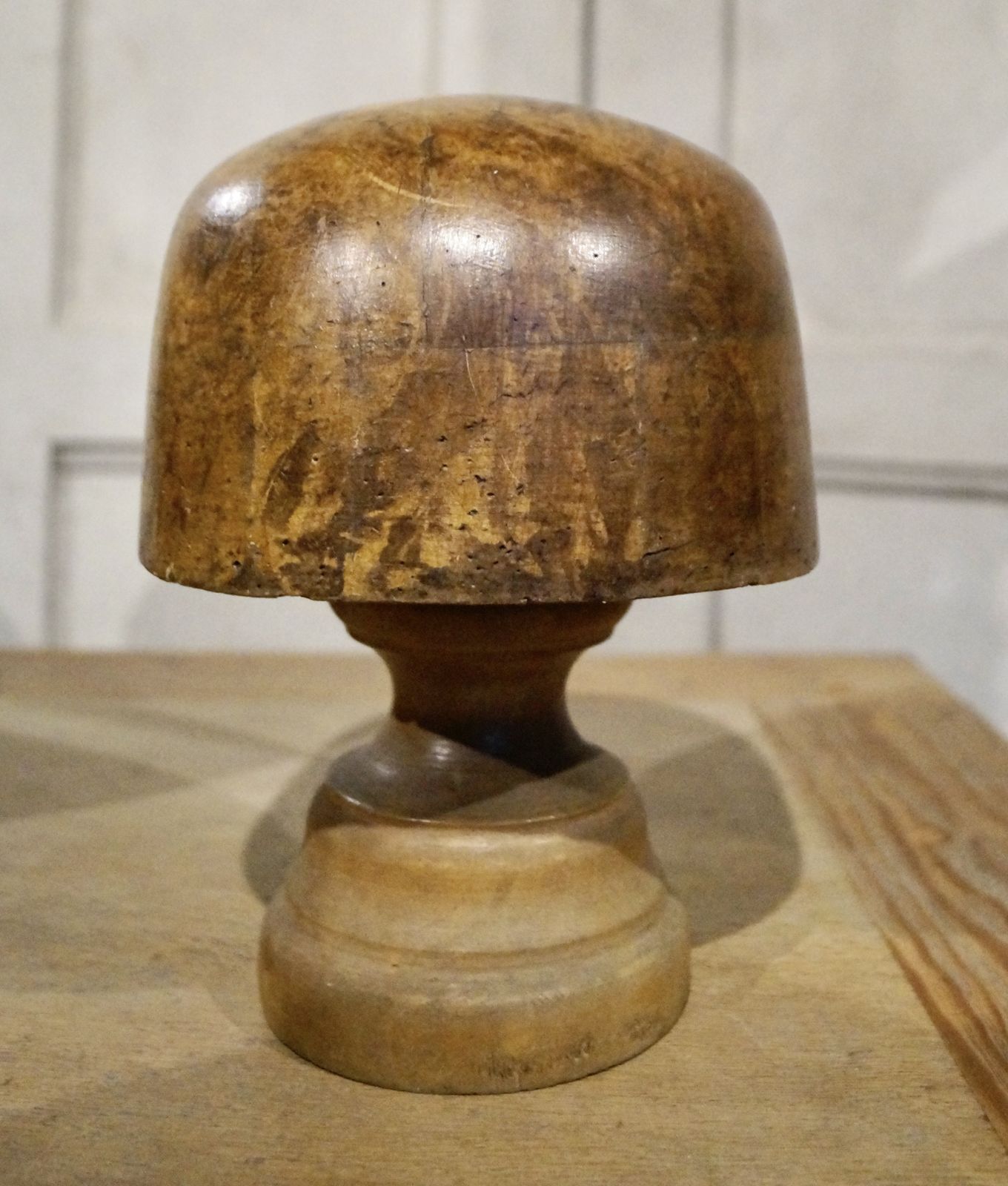 Antique Riva Marchesi Paris Milliners Hat Block On Stand photo 295.0