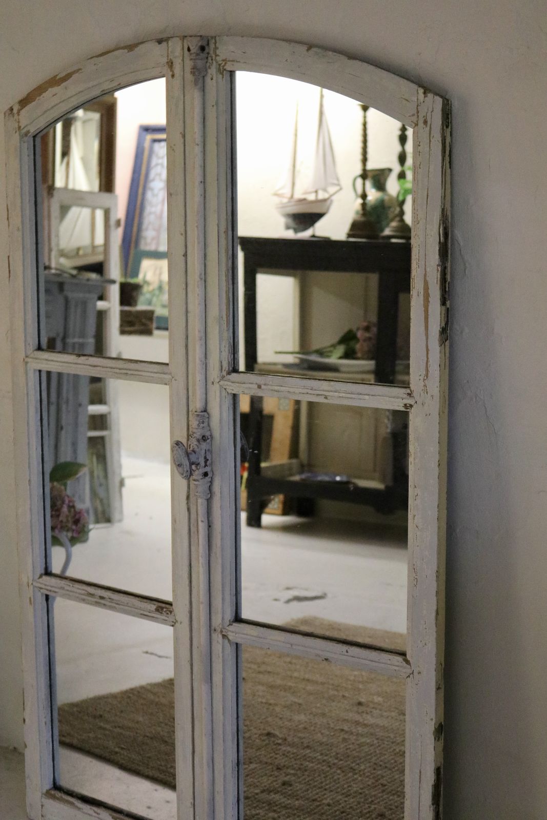 Arch Top Antique French Mirror Doors photo Home Decor