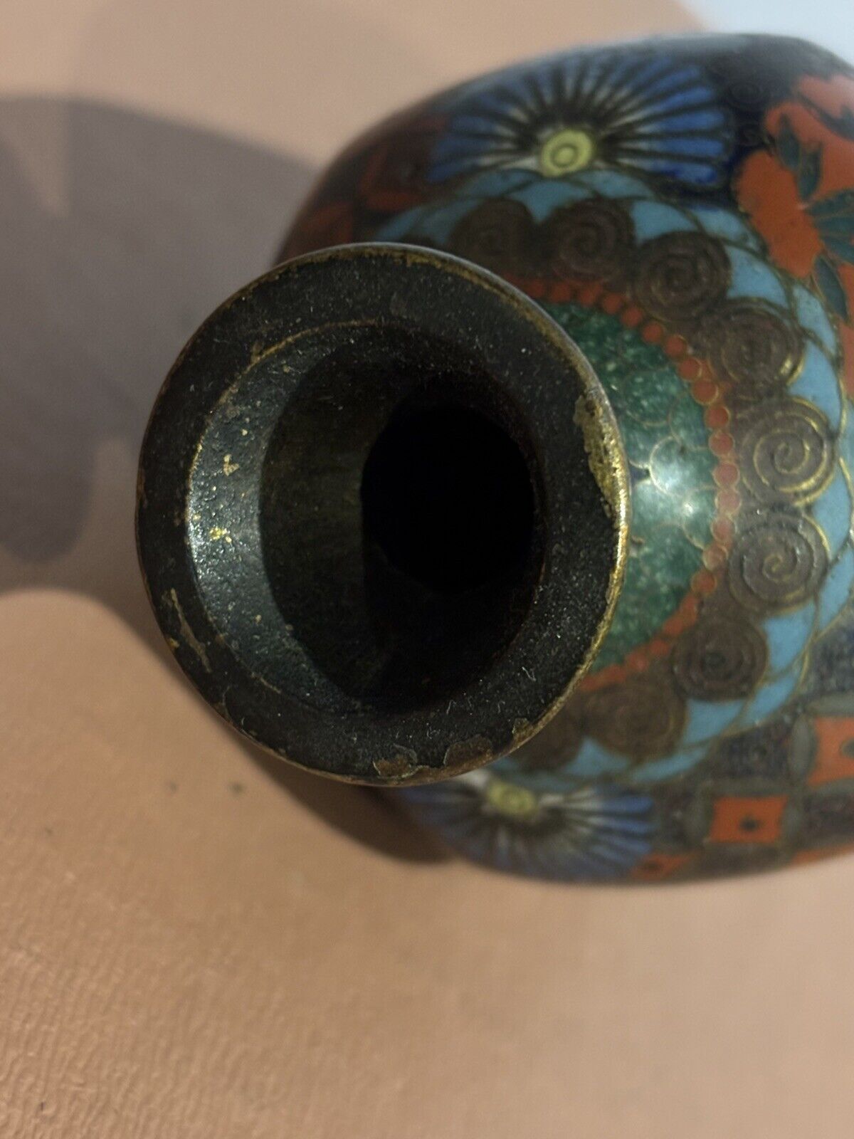 Home Decor Antique Cloisonné Vases. Good Quality And Highly Decorated. photo