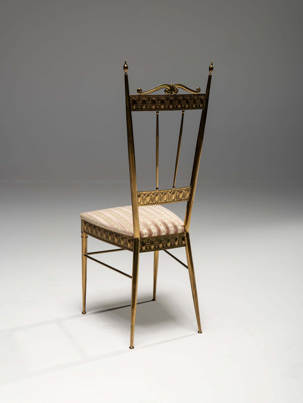 Chiavari Brass Side Chair, Italy, 1960s photo 510.0
